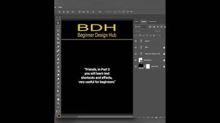 Photoshop tutorial part-2/ text effects & shortcuts #pphot #photoshoptips #photoshoptutorial #edit