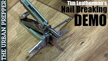 Nail Breaking Demonstration by Tim Leatherman (Shot Show 2015) by TheUrbanPrepper