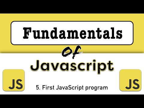 #5 - Fundamentals of Javascript - Learn JavaScript - Full Course for Beginners