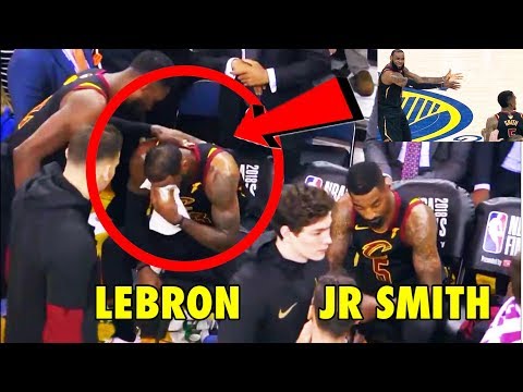 lebron-james'-reaction-after-jr-smith's-game-1-mistake-(2018-nba-finals)