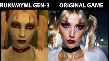 Games with ultra-realistic graphics Gen-3 video to video Runway ML Artificial intelligence