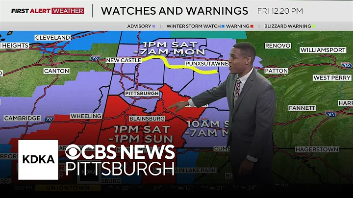 KDKA-TV Afternoon Forecast (12/12)