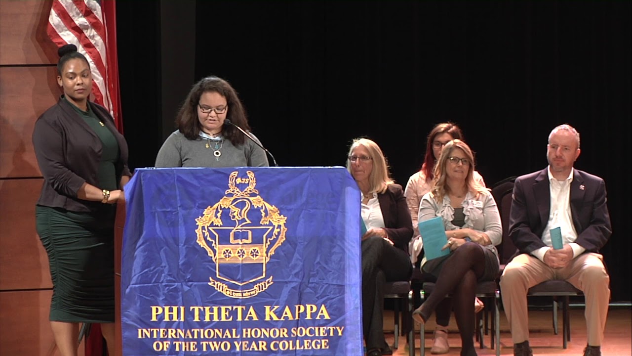 Rcbc Phi Theta Kappa Induction Ceremony Fall 2017 Youtube