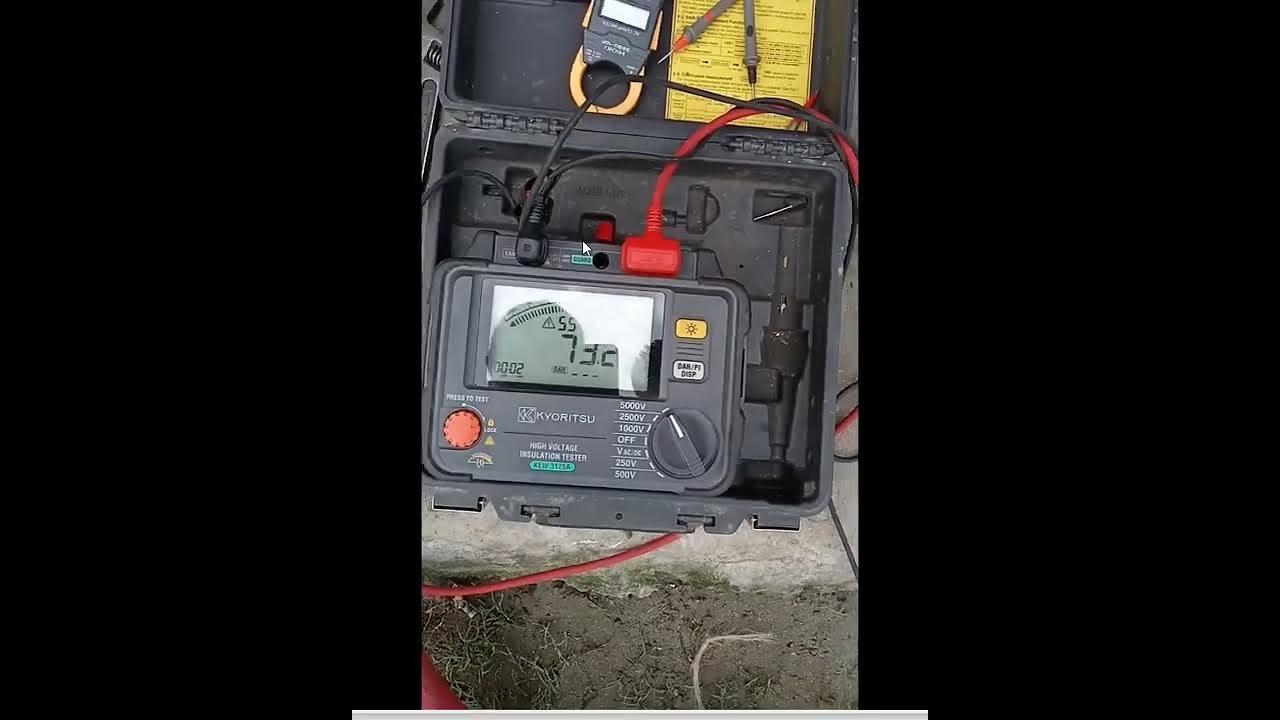 HT Cable Megger Test How to HT cable megger test Cable megger test YouTube