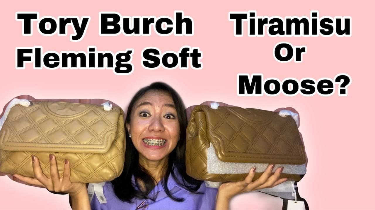 FAKE vs REAL : Tory Burch Soft Fleming comparison 