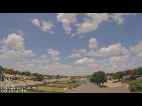 Abilene TX 24 Hour Time Lapse - 20200525 Monday West