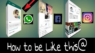 How to be Like this @whatsapp 3D look facebook and instagram 3d look screenshot 5