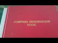 COMPASS OBSERVATION BOOK, ERRORS CALCULATION | UASUPPLY