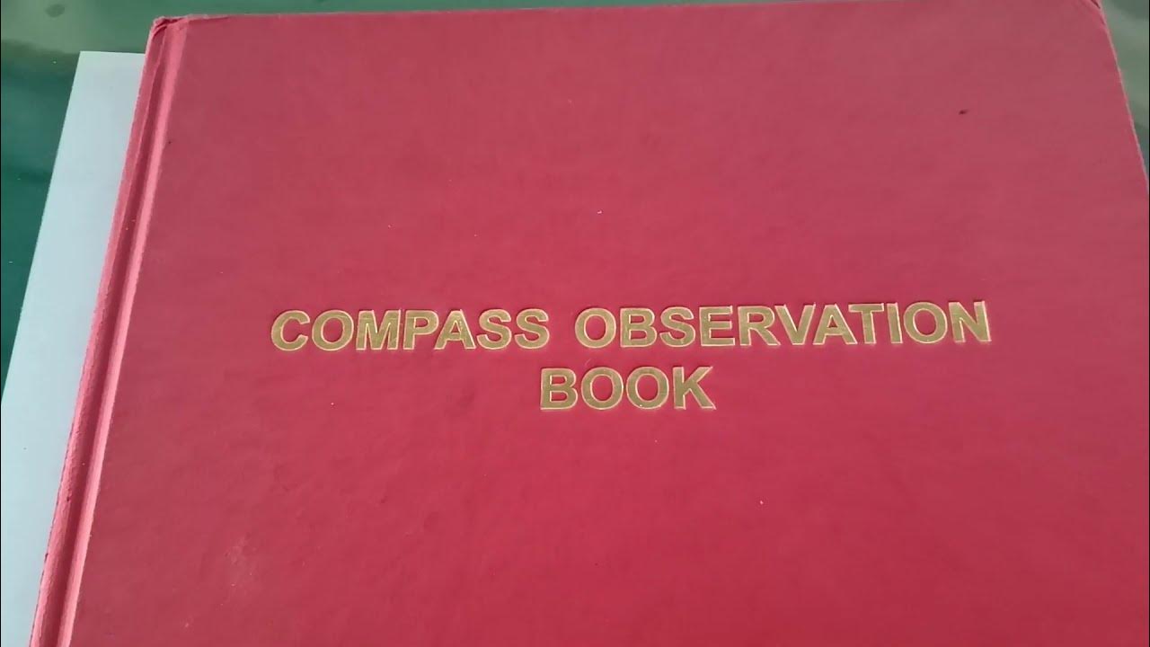 COMPASS OBSERVATION BOOK, ERRORS CALCULATION UASUPPLY YouTube