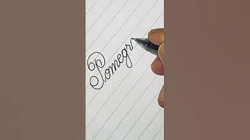 How to write cursive handwriting | Super cursive writing practice #shorts #cursive #youtubeshorts