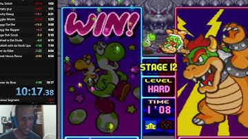 Tetris Attack Speedrun (Very Hard Mode) ~10:17~