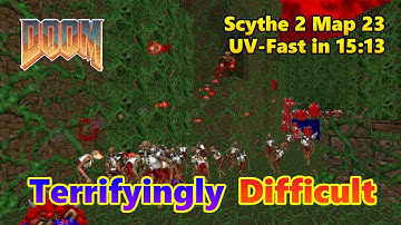 [Doom2] Scythe 2 Map 23 "Whispering Winds" UV-Fast Speedrun in 15:13
