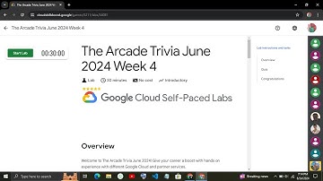The Arcade Trivia June 2024 Week 4 | Arcade | Qwiklab |
