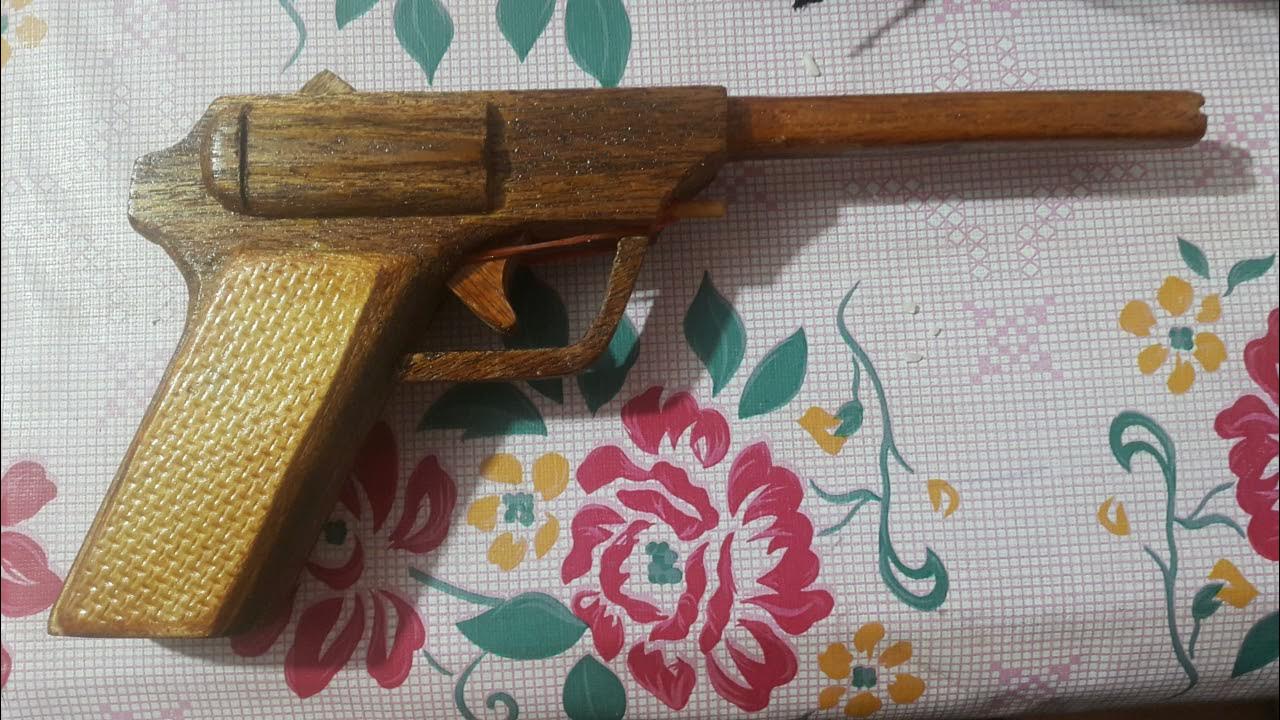 DIY Rubber Band gun trigger mechanism Tutorial YouTube