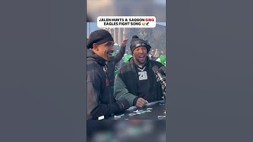 Thumbnail of Jalen Hurts & Saquon Sing Eagles Fight Song 🥹🦅