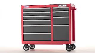 CRAFTSMAN Heavy-Duty 10-Drawer Red Steel Tool Cabinet (41-in W x 37.5-in H)