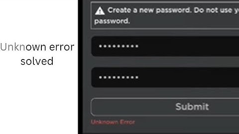 How To Fix Error password reset Roblox 100% Working