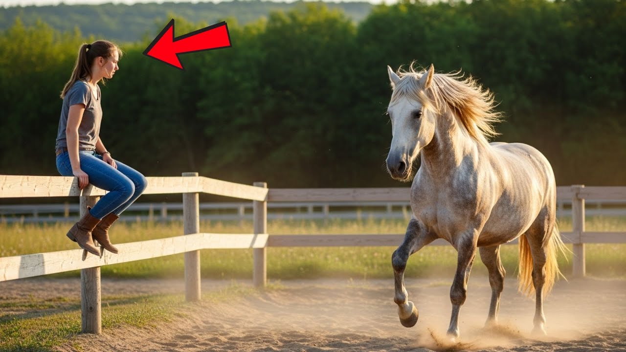 ELA ERA IGNORADA POR TODOS — ATÉ QUE O CAVALO INDOMÁVEL FICOU AO SEU LADO.