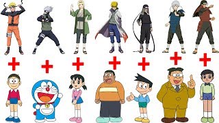Doraemon and friends become 7 Hokage Konoha Naruto Shippuden