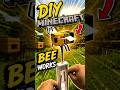 DIY Minecraft Bee That Actually MOVES! 🐝😱 #minecraft #shorts #trendingnow #diy