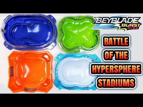 Comparing all Hasbro Beyblade Burst Rise Hypersphere Beystadiums! Which One is the Best?