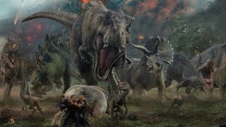 Jurassic World Mattel dinosaur escape, music video live action version