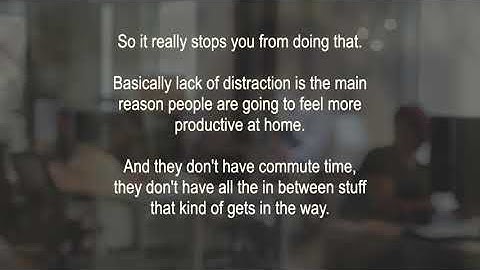 What makes people less productive at work? | GTD®