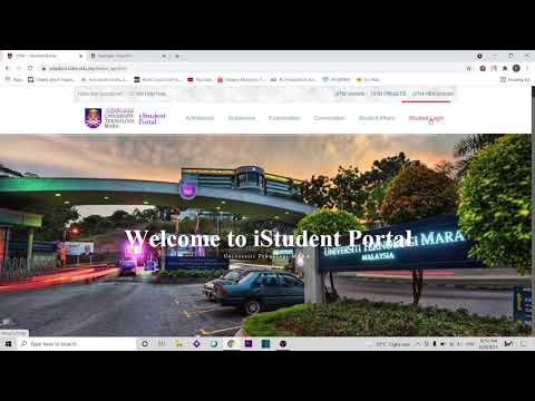 UiTM New Student Online Registration / Cara mendaftar dalam talian Pelajar UiTM (iStudent) 2021