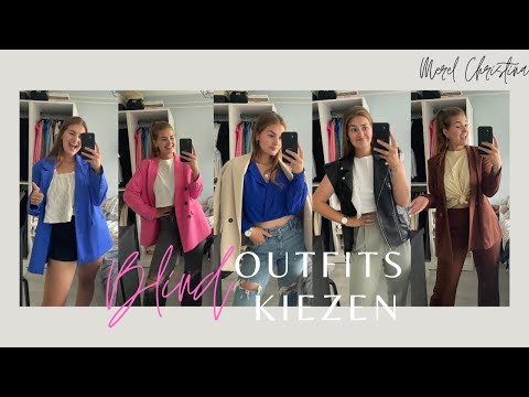 Ik ga blind mijn outfits kiezen..  ?? // kledingkast herontdekken ?