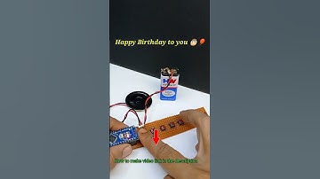 Happy birthday song on my homemade piano