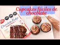 CUPCAKES DE CHOCOLATE--- RECETA FÁCIL Y RÁPIDA