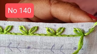 Super Easy Simple Lace Stitch for Beginners || Attractive Hand Embroidery Design || Lace ||