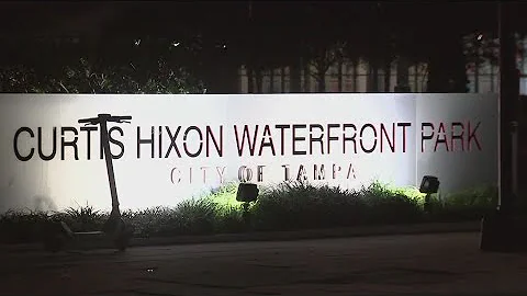 Tampa police monitor Curtis Hixon Park after 16-ye...