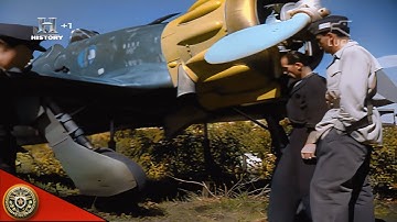 Macchi C.200 "Saetta" - italian air force in ww2 - Regia Aeronautica {Colorized + Enhanced}