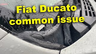 Prevent Fiat Ducato Engine Rust  Stop water from entering engine bay