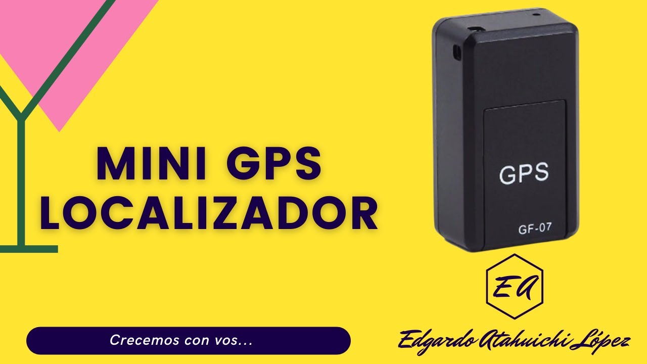 ✓ Mini GPS GF 07 localizador o rastreador 