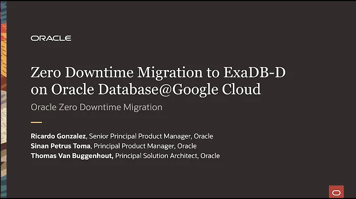 Migrate Oracle Databases to ExaDB-D on Oracle Database@Google Cloud with Zero Downtime Migration