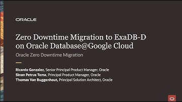 Migrate Oracle Databases to ExaDB-D on Oracle Database@Google Cloud with Zero Downtime Migration