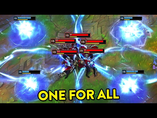 SUPER BROKEN OFA CHAMPS! - Best of One For All Montage (League of Legends) class=