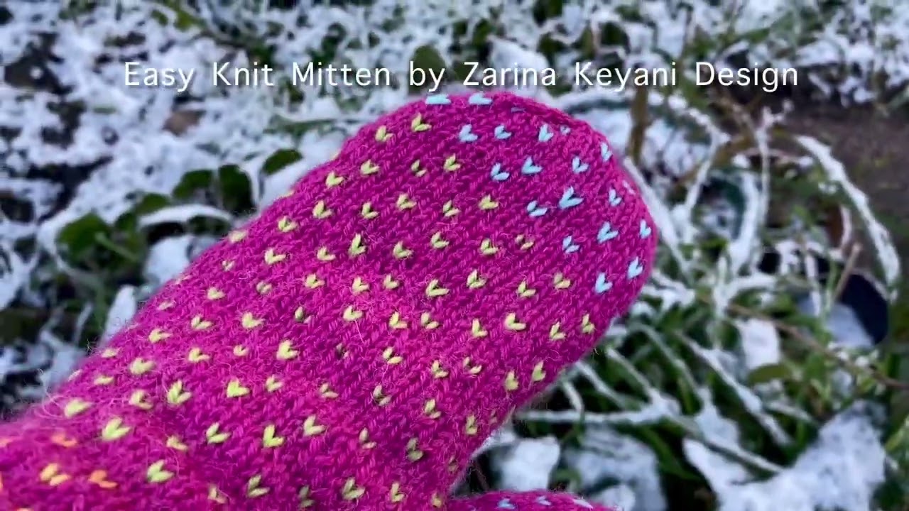 Easy Colourwork Knitting Handy warmers