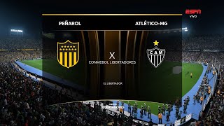 Peñarol x Atlético-MG - Simulando no FC 24 (PC com mods) - CONMEBOL Libertadores 2024