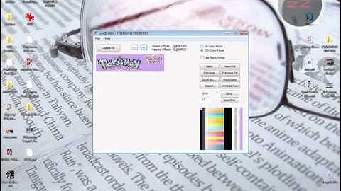 256 and 240 Tiltle Screen Tutorial Pokemon Fire Red Part 2