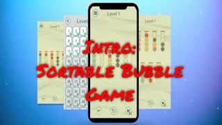 Introduction: Sortable bubble game - ແນະນຳເກມ - แนะนำเกม screenshot 1