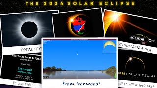 the total solar eclipse of april 8, 2024 from ironwood, mi