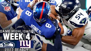 Seattle Seahawks vs. New York Giants | 2023 Week 4 Game Highlights