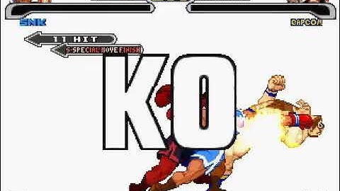 Capcom vs SNK Balrog, Vega, Sagat combo video by Cool Soul