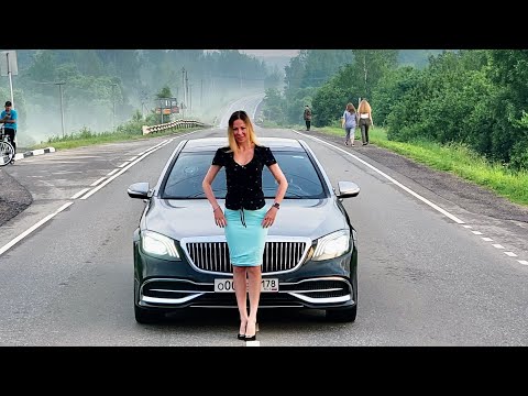 Mercedes Maybach из такси. Это вам не новый Volkswagen Polo. Лиса рулит