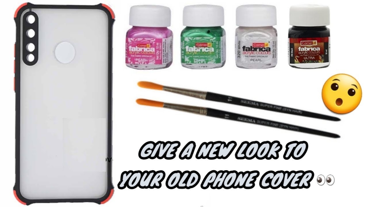 Mobile Back Cover Painting DIY Mobile Cover at Home By Thebora