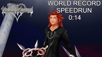 KH RE: COM [Sora Proud Mode] Axel II [WR] Speedrun 0:14 [WORLD RECORD]