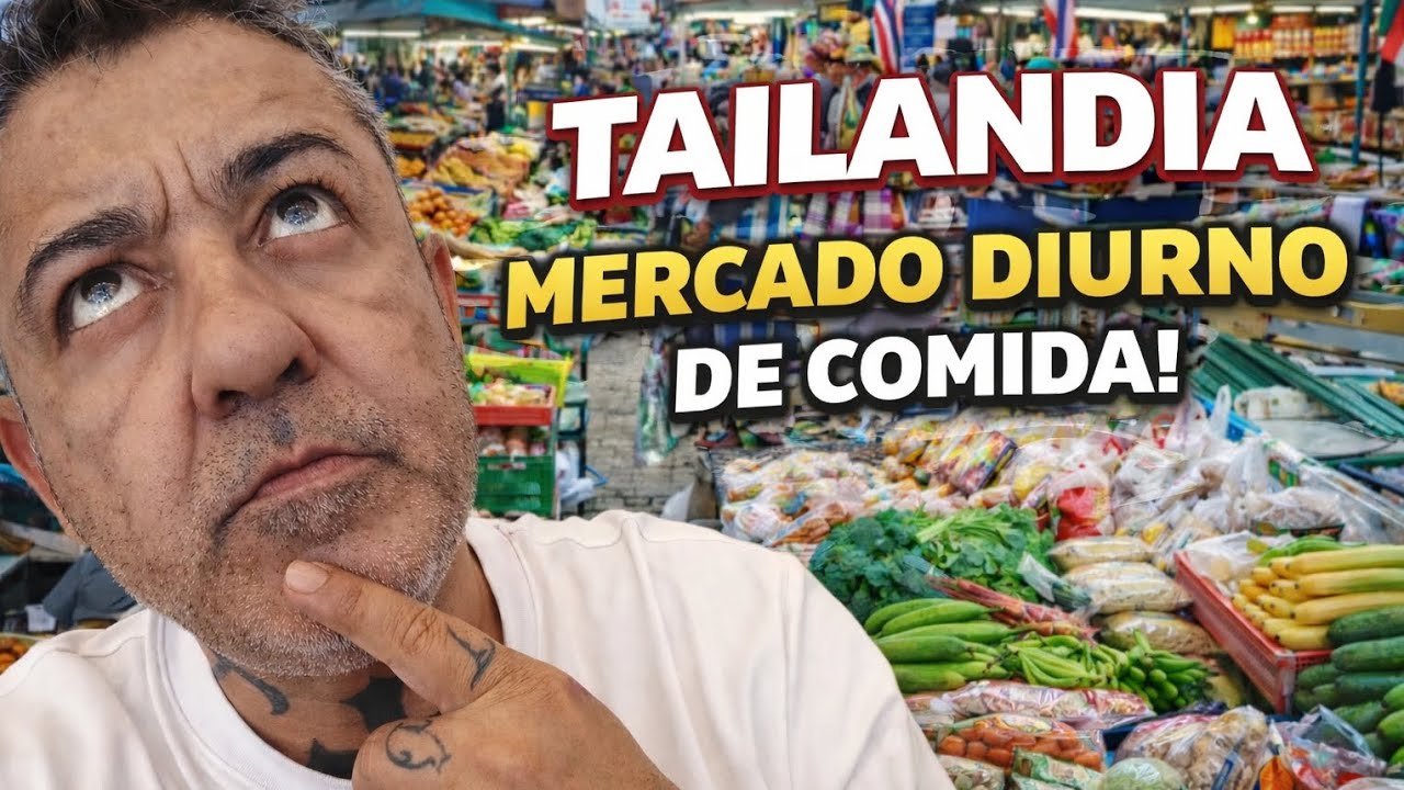 Mercado Diurno de Comida en Tailandia 🇹🇭 | ¿Cuánto cuesta comprar aquí?